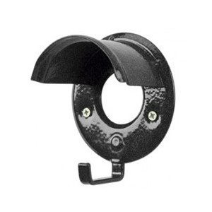 PORTABRIDAS PARED VISERA PLANA NEGRO