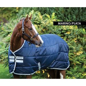 MANTA CABALLO AMIGO INSULATOR MEDIUM MARINO/PLATA 145X198