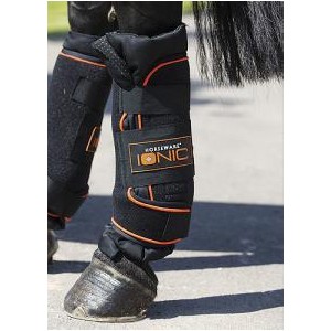 PROTECTOR RAMBO IONIC NEGRO/NARANJA T.L(PAR)