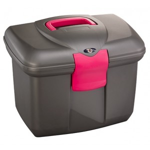 CAJA LIMPIEZA LEXHIS ROUND PLASTICO NEGRO