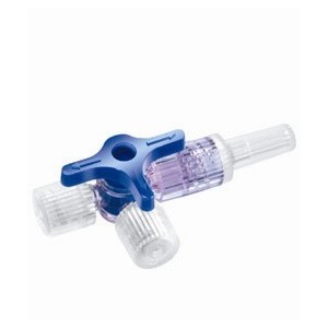 DISCOFIX TORNEIRA DE TRÊS VIAS X 1 UNIDADE AZUL - Equinvest