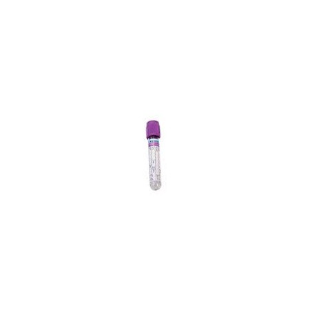 TUBO BD VACUT.4ML EDTA.MORADO PLASTICO