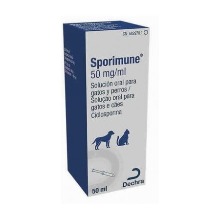 SPORIMUNE 50MG/ML 50ML SOLUCION ORAL GATOS Y PERROS