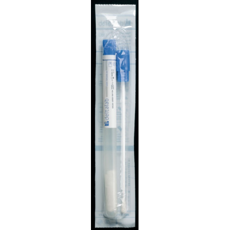 TORUNDA PLASTICO C/MEDIO FLOCK PARA VIRUS 3ML 100MM X1UD