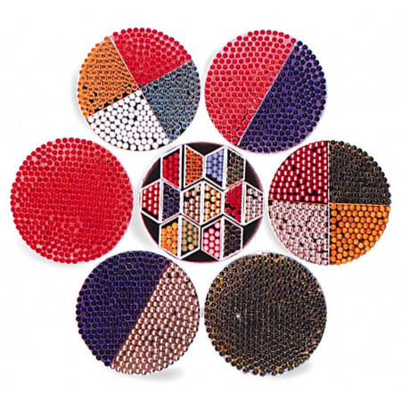 ESFERAS SELLADORAS PARA PAJUELAS 0,5CC ROJO X100UD