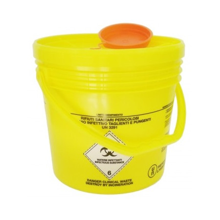 CONTENEDOR OBJETOS PUNZANTES 6L.