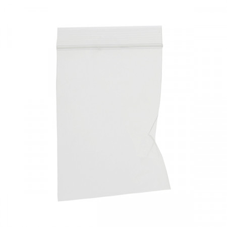 BOLSA TRANSPARENTE C/CIERRE ZIP 8X12CM X100UD
