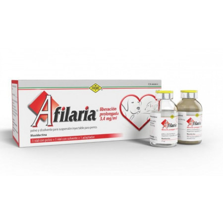 AFILARIA LIB. PROLONGADA 3.4MG/ML SUSP.INY. PERROS