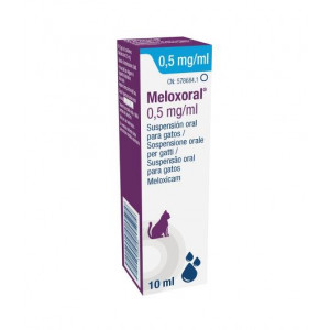 MELOXORAL 0.5MG/ML 10ML SUSP.ORAL PARA GATOS