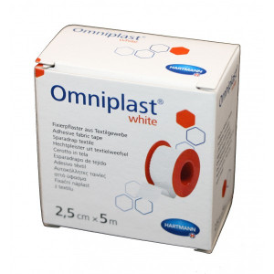 ESPARADRAPO TELA OMNIPLAST WHITE 2.5CMX5M