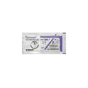 SUTURA NOVOSYN VIOLET 2/0 HS26 1X70 CM