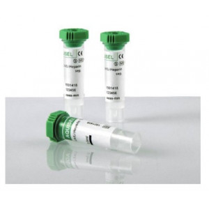TUBO AQUISEL HEPARINA LITIO VERDE 55X12MM 1ML 1000UD.