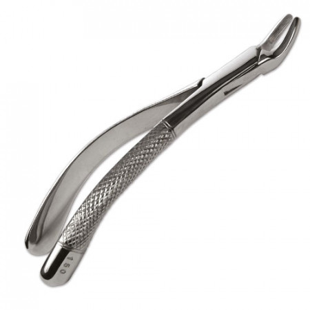 FORCEPS CURVO DIENTE DE LOBO PICO CERRADO 18CM B