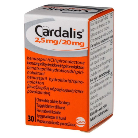 CARDALIS S 2,5MG/20MG 30 COMPRIMIDOS