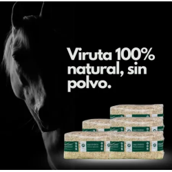 APARAS SEM PÓ 100% NATURAIS PARA CAMA DE CAVALO - 20KG - Equinvest
