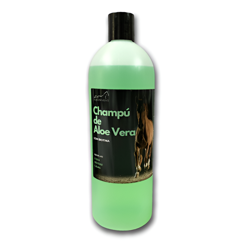 EQUINCARE CHAMPÔ COM ALOÉ VERA E BIOTINA – 1 LITRO - Equinvest