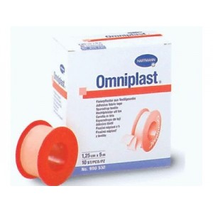 ESPARADRAPO TELA OMNIPLAST WHITE 10CMX10M - Equinvest