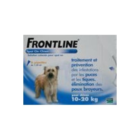 FRONTLINE SPOT PERRO MED.3 PIPETAS 10-20KG - Equinvest