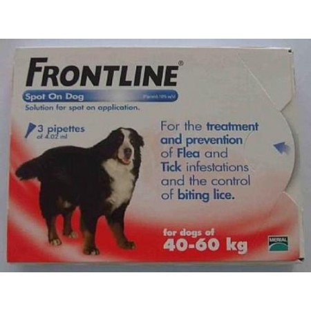 FRONTLINE SPOT PERRO SUP.GRAND 3 PIPETAS 40-60KG - Equinvest