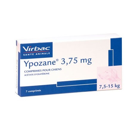 YPOZANE 3,75MG 7COMP.PERRO 7,5-15KG - Equinvest