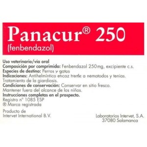 PANACUR 250MG. 10 COMP. - Equinvest