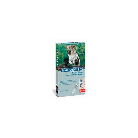 ADVANTIX CÃO 4ML 4 PIPETAS (+25KG) - Equinvest