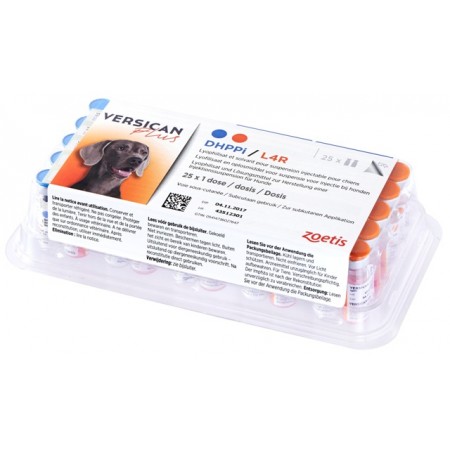 VERSICAN PLUS DHPPI L4R X25DOSIS * - Equinvest