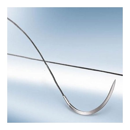 SUTURA SILKAM BLACK 0 DS30 1X75 CM - Equinvest