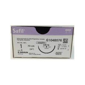 SUTURA SAFIL VIOLET 5 HR76 1X140 CM - Equinvest