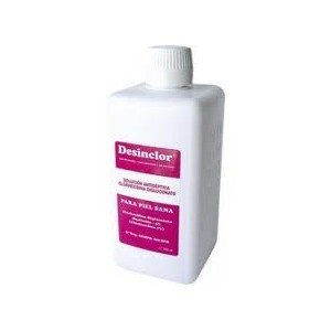 DESINCLOR (VERMELHO) SOLUÇÃO ANTISSÉPTICA 1% 500ML. - Equinvest