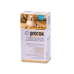 PROCOX 0,9MG/ML+18MG/ML 7.5ML SUSP ORAL PERRO - Equinvest