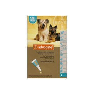 ADVOCATE PERRO 1 ML 3 PIPETAS (4-10KG) - Equinvest