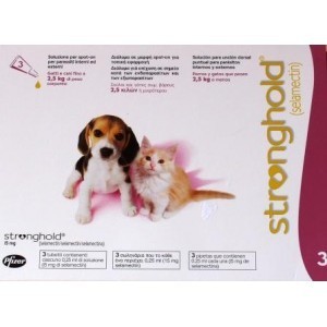 STRONGHOLD CACHORRO 15MG.3 PIPETAS - Equinvest