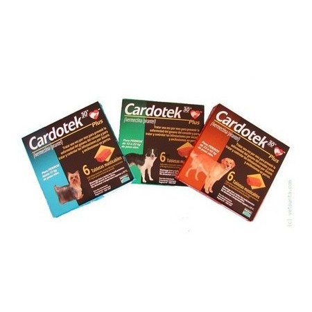 CARDOTEK 30 VERDE 6 TAB(12KG A 22KG) - Equinvest