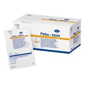 GUANTE ESTERIL PEHA-NEON S/POLV 6.5 S/LATEX P - Equinvest