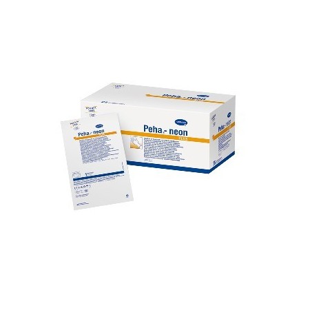 GUANTE ESTERIL PEHA-NEON S/POLV 6.5 S/LATEX P - Equinvest