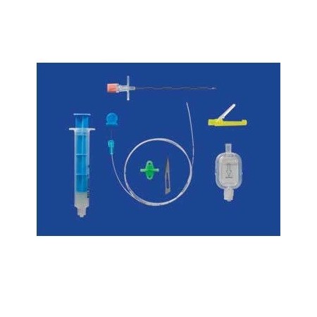 KIT EPIDURAL CATETER 20G CON AGUJA TUOHY 18GA X7.5CM (3IN) - Equinvest