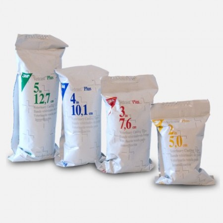 VENDA FIBRA DE VIDRO RÍGIDA VETCAST 10CM BRANCO - Equinvest