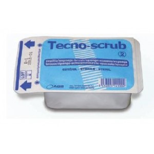 CEPILLO/ESPONJA AZUL TECNO-SCRUB.SECO - Equinvest