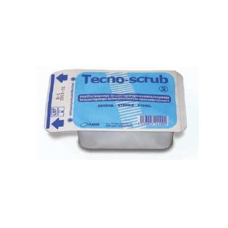 CEPILLO/ESPONJA AZUL TECNO-SCRUB.SECO - Equinvest