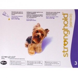 STRONGHOLD PERRO 30MG.3 PIPETAS (2,6-5,0KG) - Equinvest