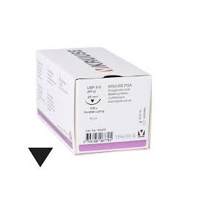 SUTURA PGA USP1 70CM 36MM 3/8CIRCULO TRIANGUL - Equinvest