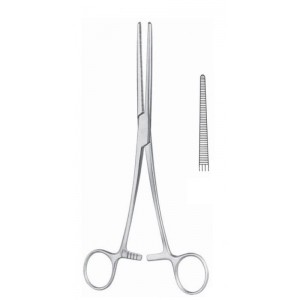 PINZA KOCHER RECTA 20CM CON DIENTES - 14.574 - Equinvest