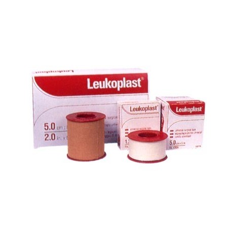 ESPARADRAPO TELA LEUKOPLAST S BRANCO 5CM X 5M - Equinvest