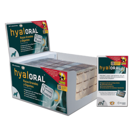 HYALORAL 360 COMPRIMIDOS RAZAS GRANDES - Equinvest
