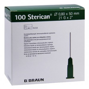 AGULHA 0,8/50 21GX2" VERDE 100 UNID - Equinvest