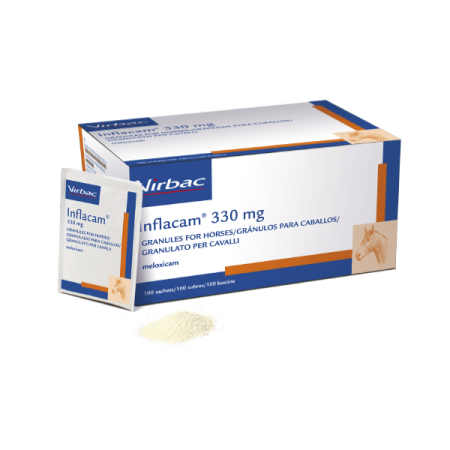 INFLACAM GRANULADO CABALLOS 330MG 100 SOBRES - Equinvest