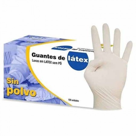 GUANTE LATEX S/POLVO T-L 100UD - Equinvest