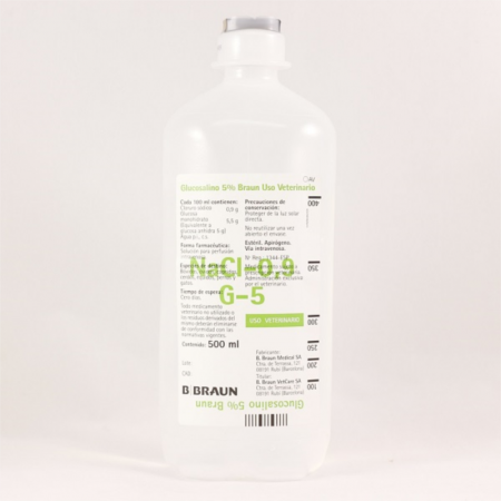 SUERO GLUCOSALINO BRAUN 5% 500ML