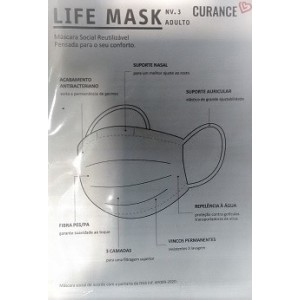 MASCARILLA REUTILIZABLE LIFE MASK CURANCE X5UD